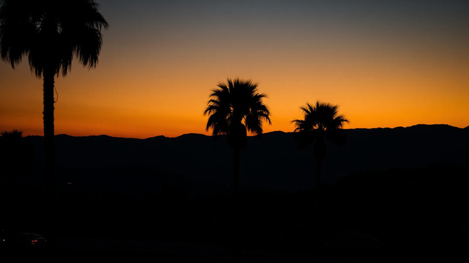 Twilight over Corona, California